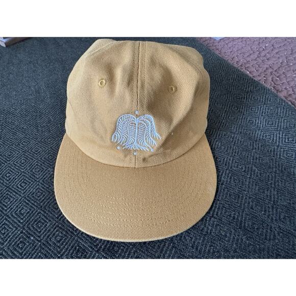 Never Worn Mustard Real Fun Wow Logo Baseball Cap Hat - Picture 2 of 5